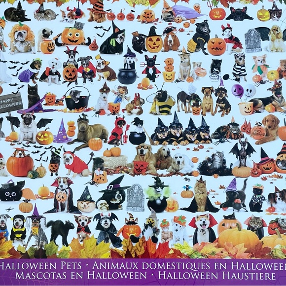 Halloween Pets 1000 Piece Puzzle Dogs Cats Eurograghics - Picture 4 of 7